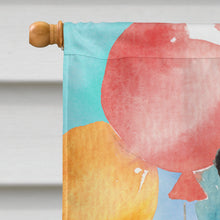 Load image into Gallery viewer, Happy Birthday Dalmatian Flag Canvas House Size CK3249CHF