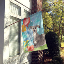 Load image into Gallery viewer, Happy Birthday Italian Greyhound Flag Canvas House Size CK3256CHF
