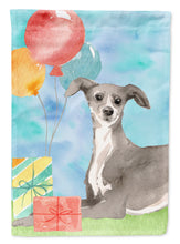 Load image into Gallery viewer, Happy Birthday Italian Greyhound Flag Canvas House Size CK3256CHF
