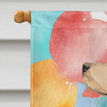 Load image into Gallery viewer, Happy Birthday Labrador Retriever Yellow Flag Canvas House Size CK3257CHF