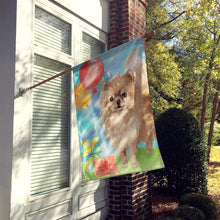 Load image into Gallery viewer, Happy Birthday Pomeranian Flag Canvas House Size CK3259CHF