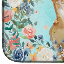 Load image into Gallery viewer, Abyssinian Spring Flowers Dish Drying Mat – Absorbent, Artistic Kitchen Essentials CK3386DDM