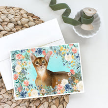 Load image into Gallery viewer, Abyssinian Spring Flowers Greeting Cards -  Blank Note Cards – 8-Pack of Artist-Designed Cards with Envelopes