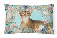 Load image into Gallery viewer, Abyssinian Spring Flowers Canvas Fabric Decorative Pillow CK3386PW1216