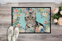 Load image into Gallery viewer, American Shorthair Spring Flowers Doormat - 24x36 Decorative Floor Mat – Indoor/Outdoor Rug with Artistic Flair CK3388JMAT