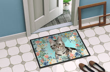 Load image into Gallery viewer, American Shorthair Spring Flowers Doormat - 24x36 Decorative Floor Mat – Indoor/Outdoor Rug with Artistic Flair CK3388JMAT