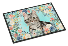 Load image into Gallery viewer, American Shorthair Spring Flowers Doormat - 24x36 Decorative Floor Mat – Indoor/Outdoor Rug with Artistic Flair CK3388JMAT
