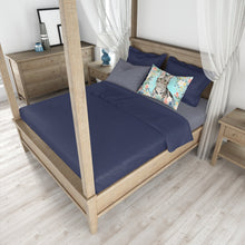 Load image into Gallery viewer, American Shorthair Spring Flowers  Standard Pillowcase – Artistic Decorative Front, White Back CK3388PILLOWCASE