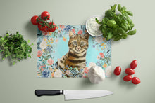 Load image into Gallery viewer, Bengal Spring Flowers Glass Cutting Boards – Durable, Decorative Kitchen Art Large CK3389LCB