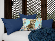 Load image into Gallery viewer, Bengal Spring Flowers Canvas Fabric Decorative Pillow CK3389PW1216