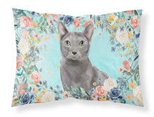 Load image into Gallery viewer, Blue Russian Spring Flowers  Standard Pillowcase – Artistic Decorative Front, White Back CK3390PILLOWCASE