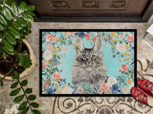 Load image into Gallery viewer, Maine Coon Spring Flowers Doormat - 24x36 Decorative Floor Mat – Indoor/Outdoor Rug with Artistic Flair CK3393JMAT