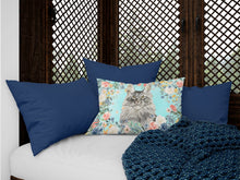Load image into Gallery viewer, Maine Coon Spring Flowers Canvas Fabric Decorative Pillow CK3393PW1216