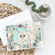 Load image into Gallery viewer, Persian Spring Flowers Greeting Cards -  Blank Note Cards – 8-Pack of Artist-Designed Cards with Envelopes
