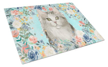 Load image into Gallery viewer, Ragamuffin Spring Flowers Glass Cutting Boards – Durable, Decorative Kitchen Art Large CK3395LCB