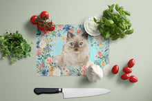 Load image into Gallery viewer, Ragdoll Spring Flowers Glass Cutting Boards – Durable, Decorative Kitchen Art Large CK3396LCB