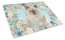 Load image into Gallery viewer, Ragdoll Spring Flowers Glass Cutting Boards – Durable, Decorative Kitchen Art Large CK3396LCB