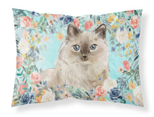 Load image into Gallery viewer, Ragdoll Spring Flowers  Standard Pillowcase – Artistic Decorative Front, White Back CK3396PILLOWCASE