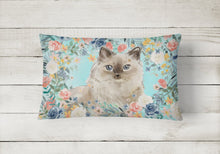 Load image into Gallery viewer, Ragdoll Spring Flowers Canvas Fabric Decorative Pillow CK3396PW1216