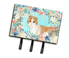 Load image into Gallery viewer, Scottish Fold Spring Flowers Leash or Key Holder CK3397TH68