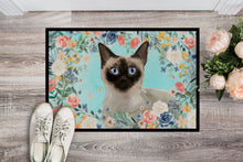 Load image into Gallery viewer, Siamese Spring Flowers Doormat - 24x36 Decorative Floor Mat – Indoor/Outdoor Rug with Artistic Flair CK3398JMAT