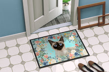 Load image into Gallery viewer, Siamese Spring Flowers Doormat - 24x36 Decorative Floor Mat – Indoor/Outdoor Rug with Artistic Flair CK3398JMAT