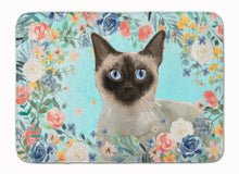 Load image into Gallery viewer, Siamese Spring Flowers Machine Washable Memory Foam Mat CK3398RUG