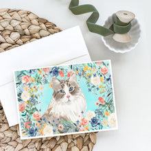 Load image into Gallery viewer, Siberian Spring Flowers Greeting Cards -  Blank Note Cards – 8-Pack of Artist-Designed Cards with Envelopes