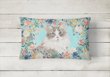 Load image into Gallery viewer, Siberian Spring Flowers Canvas Fabric Decorative Pillow CK3399PW1216