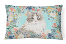 Load image into Gallery viewer, Siberian Spring Flowers Canvas Fabric Decorative Pillow CK3399PW1216