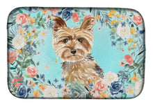 Load image into Gallery viewer, Yorkie Dish Drying Mat – Absorbent, Artistic Kitchen Essentials CK3401DDM