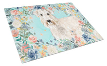 Load image into Gallery viewer, Wheaten Terrier Glass Cutting Boards – Durable, Decorative Kitchen Art Large CK3404LCB