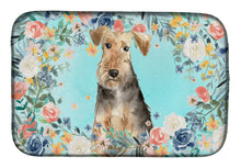 Load image into Gallery viewer, Airedale Terrier Dish Drying Mat – Absorbent, Artistic Kitchen Essentials CK3405DDM