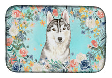 Load image into Gallery viewer, Siberian Husky Dish Drying Mat – Absorbent, Artistic Kitchen Essentials CK3408DDM