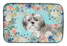 Load image into Gallery viewer, Shih Tzu Puppy Dish Drying Mat – Absorbent, Artistic Kitchen Essentials CK3409DDM