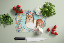 Load image into Gallery viewer, Sheltie Glass Cutting Boards – Durable, Decorative Kitchen Art Large CK3411LCB