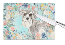 Load image into Gallery viewer, Schnauzer #1 Glass Cutting Boards – Durable, Decorative Kitchen Art Large CK3413LCB
