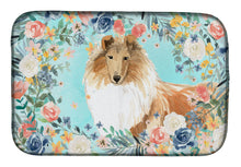 Load image into Gallery viewer, Collie Dish Drying Mat – Absorbent, Artistic Kitchen Essentials CK3414DDM