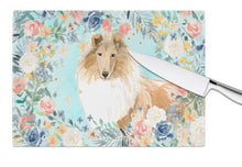 Load image into Gallery viewer, Collie Glass Cutting Boards – Durable, Decorative Kitchen Art Large CK3414LCB