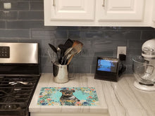 Load image into Gallery viewer, Rottweiler Glass Cutting Boards – Durable, Decorative Kitchen Art Large CK3415LCB