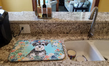 Load image into Gallery viewer, Schnauzer #2 Dish Drying Mat – Absorbent, Artistic Kitchen Essentials CK3417DDM