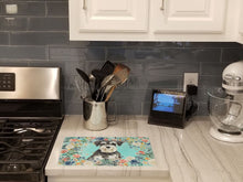 Load image into Gallery viewer, Schnauzer #2 Glass Cutting Boards – Durable, Decorative Kitchen Art Large CK3417LCB