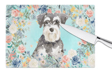 Load image into Gallery viewer, Schnauzer #2 Glass Cutting Boards – Durable, Decorative Kitchen Art Large CK3417LCB