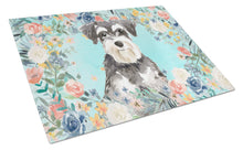 Load image into Gallery viewer, Schnauzer #2 Glass Cutting Boards – Durable, Decorative Kitchen Art Large CK3417LCB