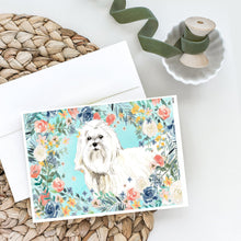 Load image into Gallery viewer, Maltese Greeting Cards -  Blank Note Cards – 8-Pack of Artist-Designed Cards with Envelopes