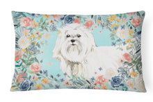 Load image into Gallery viewer, Maltese Canvas Fabric Decorative Pillow CK3418PW1216