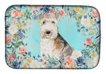 Load image into Gallery viewer, Lakeland Terrier Dish Drying Mat – Absorbent, Artistic Kitchen Essentials CK3420DDM