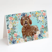 Load image into Gallery viewer, Labradoodle Greeting Cards -  Blank Note Cards – 8-Pack of Artist-Designed Cards with Envelopes