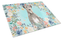Load image into Gallery viewer, Irish Wolfhound Glass Cutting Boards – Durable, Decorative Kitchen Art Large CK3423LCB
