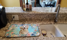 Load image into Gallery viewer, Golden Retriever Dish Drying Mat – Absorbent, Artistic Kitchen Essentials CK3425DDM